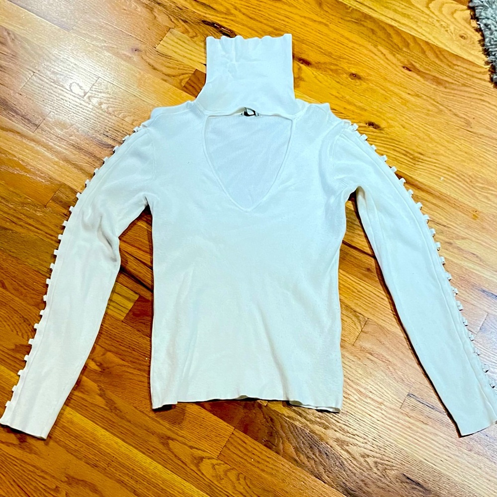 White turtleneck